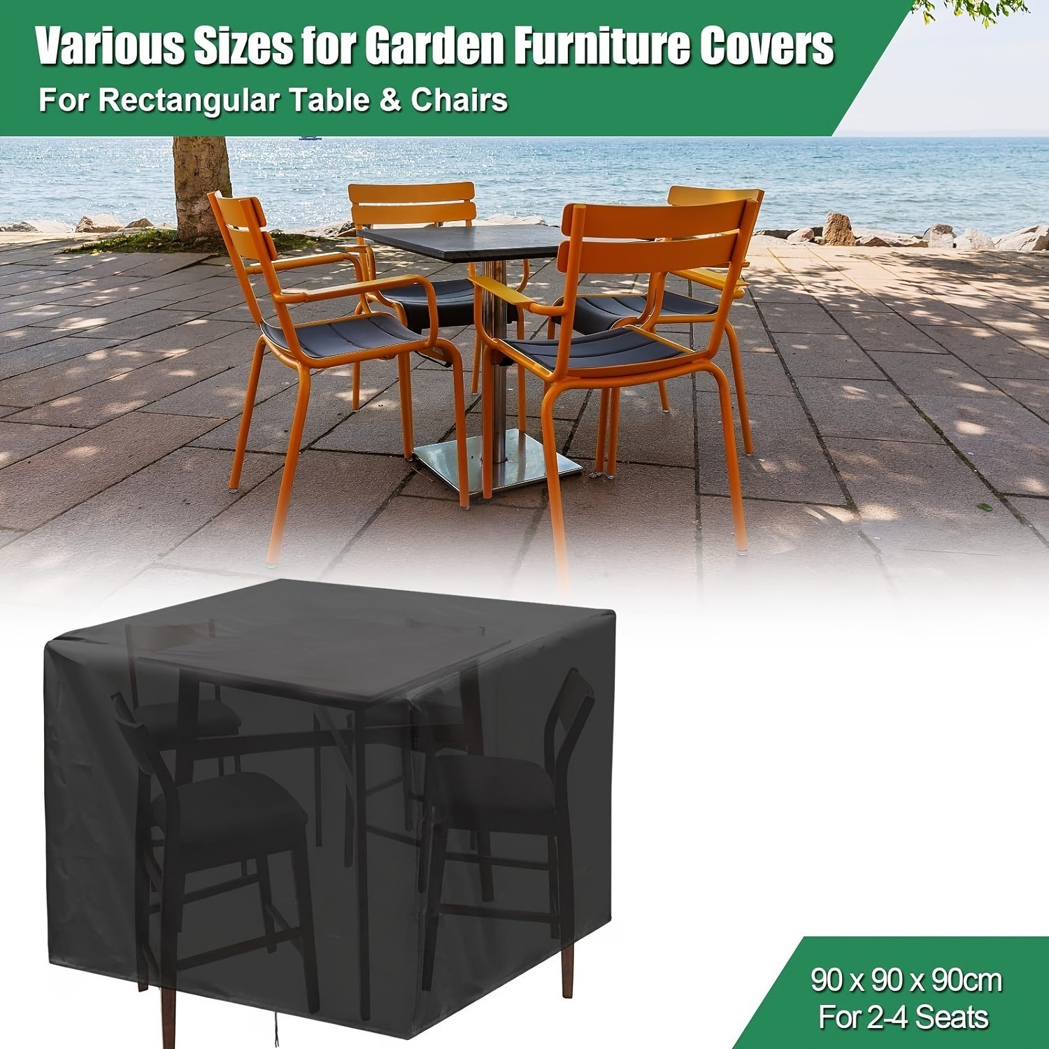 Outdoor Furniture Used - Penutup Furnitur Taman Luar Ruangan 210D