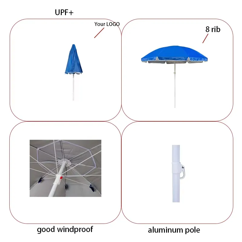 Payung Taman Desain Klasik UPF - Outdoor Furniture Plus ulasan dan harga