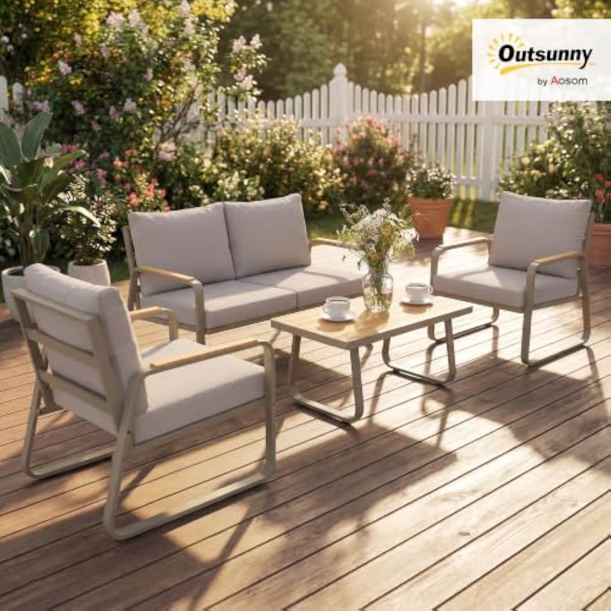 Set Koleksi Ruang Santai Luar  - Outdoor Furniture Plus ulasan dan harga