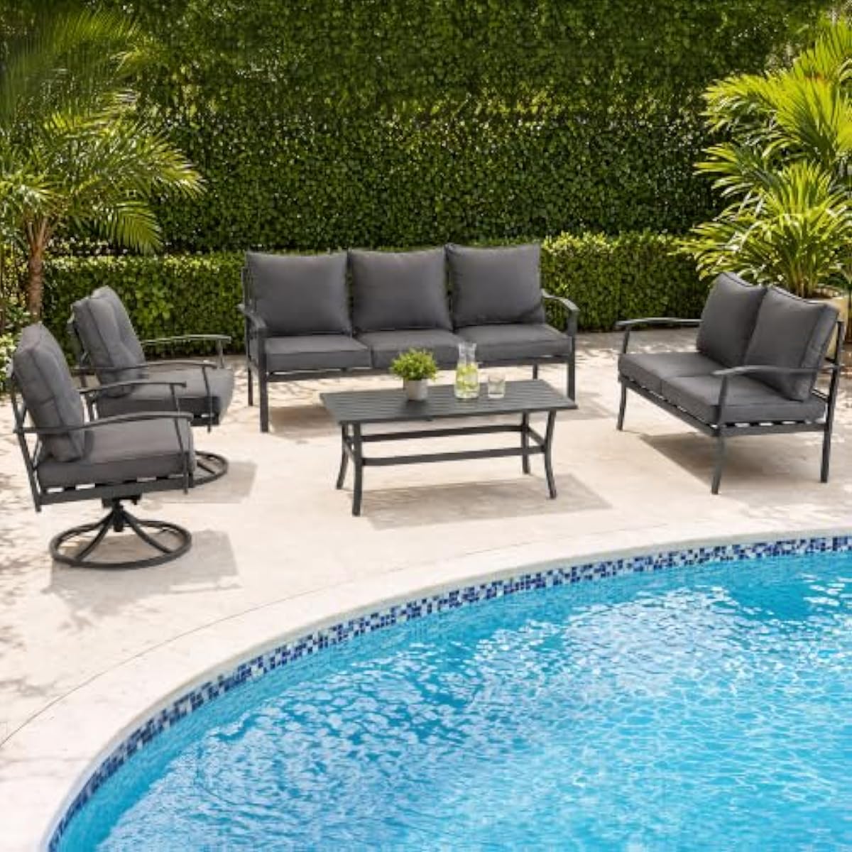 Set Kursi Luar Ruangan Modern  - Outdoor Furniture Plus ulasan dan harga