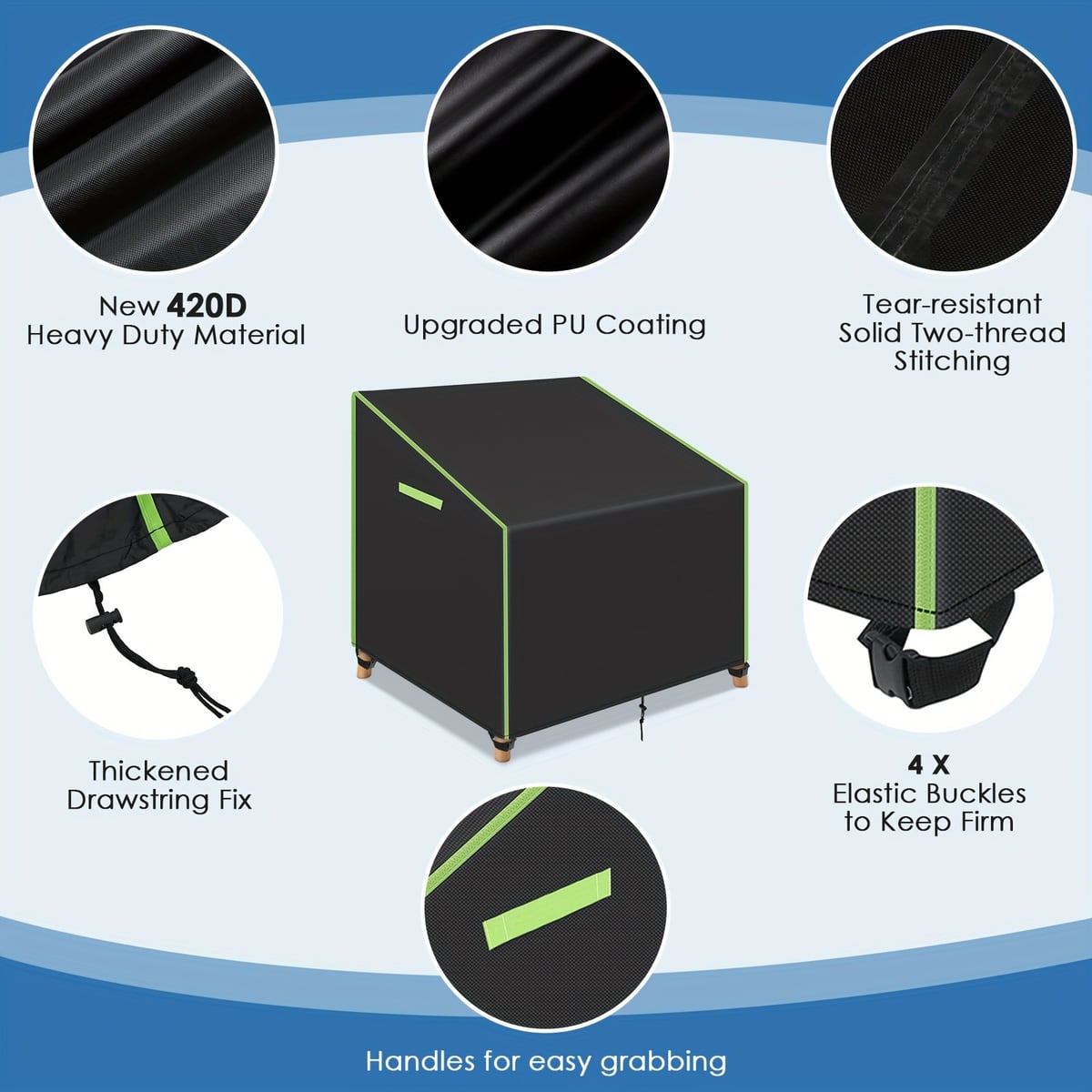 3 Set Sarung Kursi Teras Luar  - Outdoor Furniture Covers ulasan dan harga