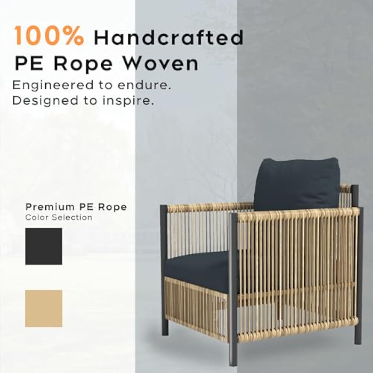 Set Furnitur Anyaman Bohemian  - Outdoor Furniture Plus ulasan dan harga