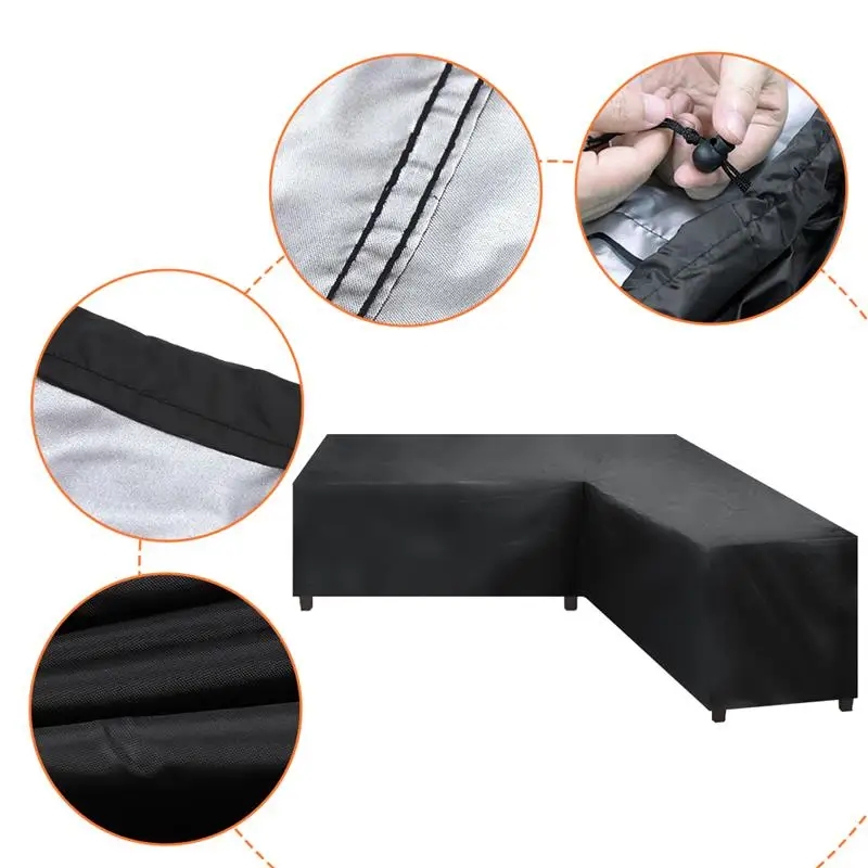 Penutup Furnitur Bentuk L untu - Outdoor Furniture Covers ulasan dan harga