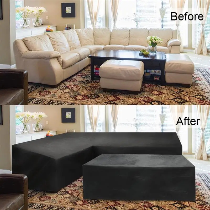 Penutup Furnitur Bentuk L untu - Outdoor Furniture Covers ulasan dan harga