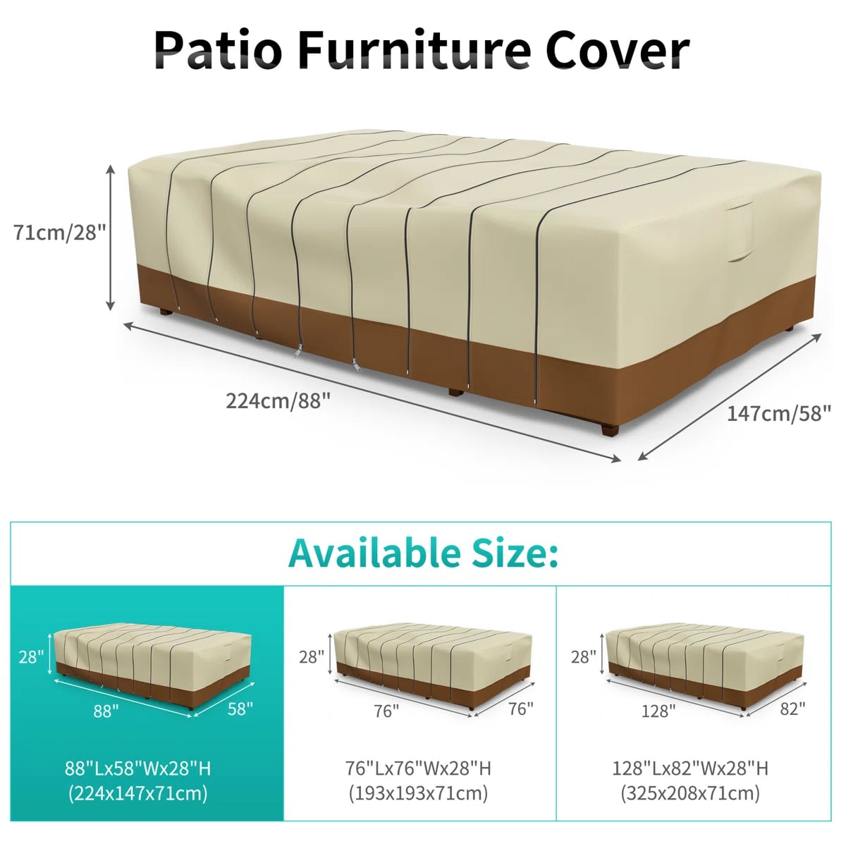 Sarung Pelindung Sofa Modular  - Outdoor Furniture Covers ulasan dan harga