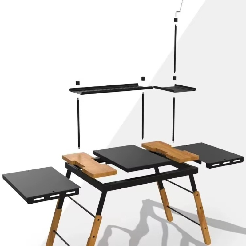 Meja Dapur Portabel Aluminium  - Outdoor Furniture Warehouse ulasan dan harga