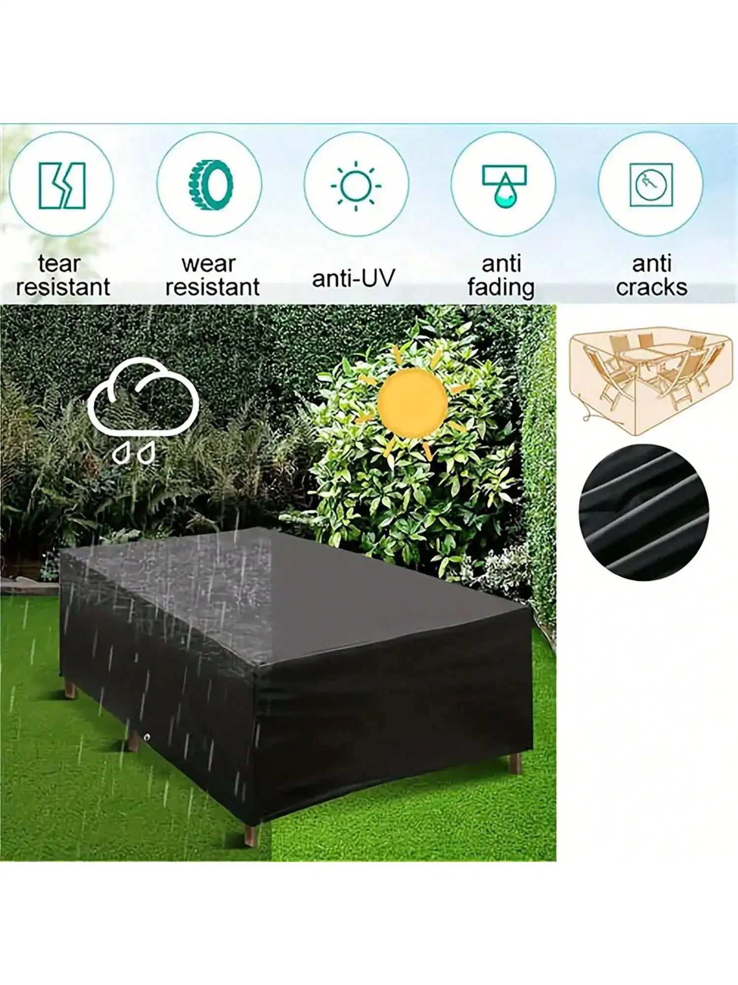 Furnitur taman teras luar ruan - Outdoor Furniture Covers ulasan dan harga