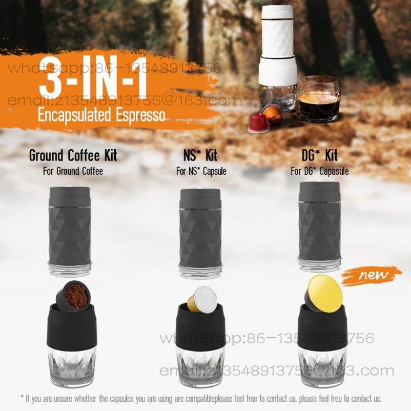 Mesin kopi portabel 3-in-1 mes - Outdoor Furniture Italian ulasan dan harga