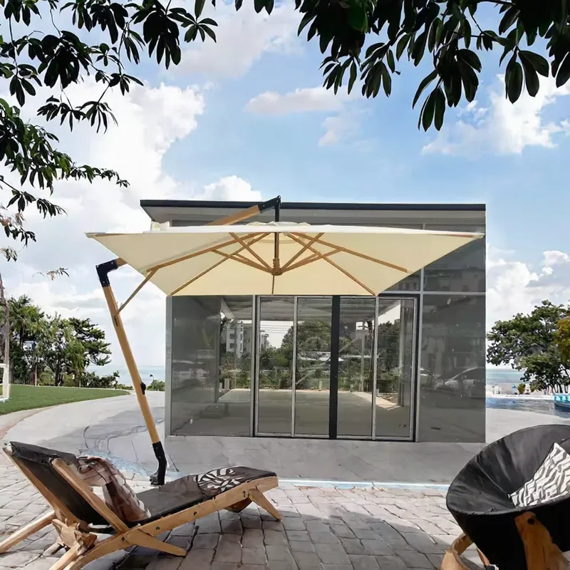 Payung Cantilever dari Paduan  - Outdoor Furniture Umbrella ulasan dan harga