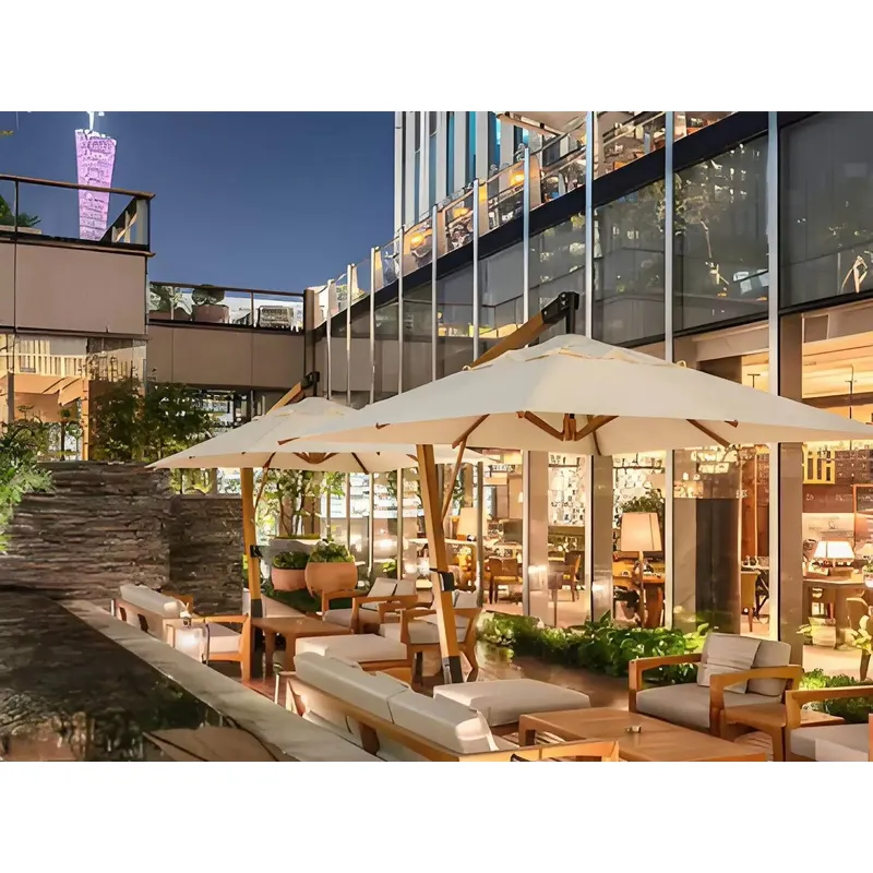 Payung Cantilever dari Paduan  - Outdoor Furniture Umbrella ulasan dan harga