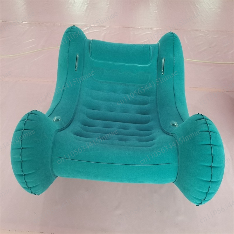 Sofa Goyang Tiup PVC Berlapis  - Outdoor Furniture Rocking Chair ulasan dan harga