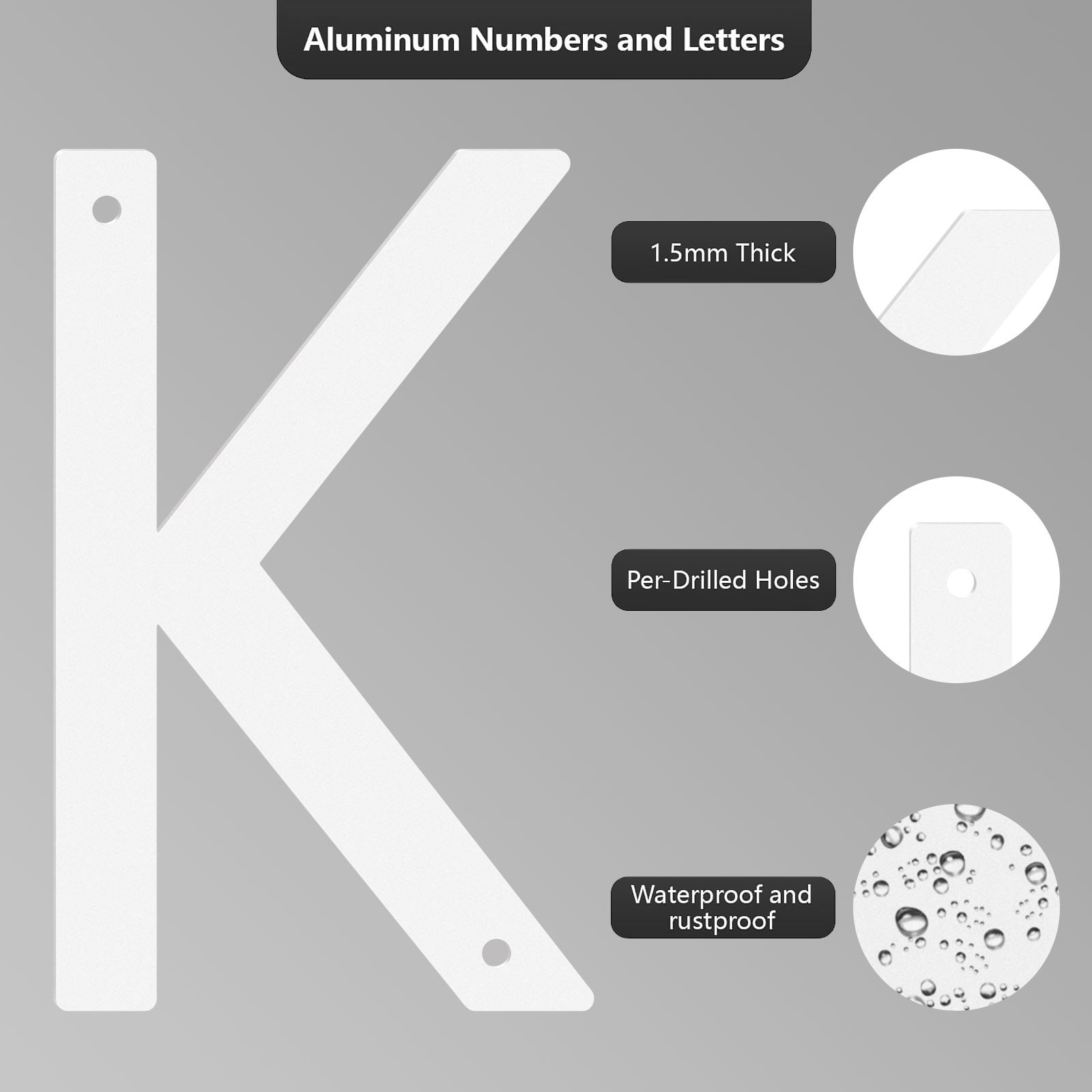 Nomor Rumah Aluminium Datar Pe - Outdoor Furniture Warehouse ulasan dan harga